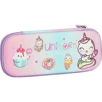 Пенал Cool For School з тисненням 1 відділення Фіолетовий (CF6794-purple) Вінниця