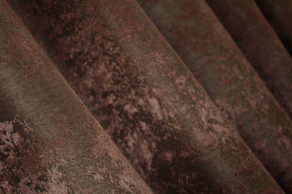 Комплект коротких штор VR-Textil Жаккард Sultan YL № 1202ш Шоколадный 130х170 см 2 шт (35-0078) Киев - изображение 8