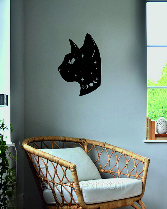 Декоративне настінне 3D Панно «Кіт» Декор на стіну з об'ємом Київ - фото 10