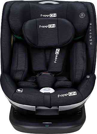 Автокрісло дитяче FreeON Opal i-size (40-150 см) з кріпленням Isofix Чорний Київ