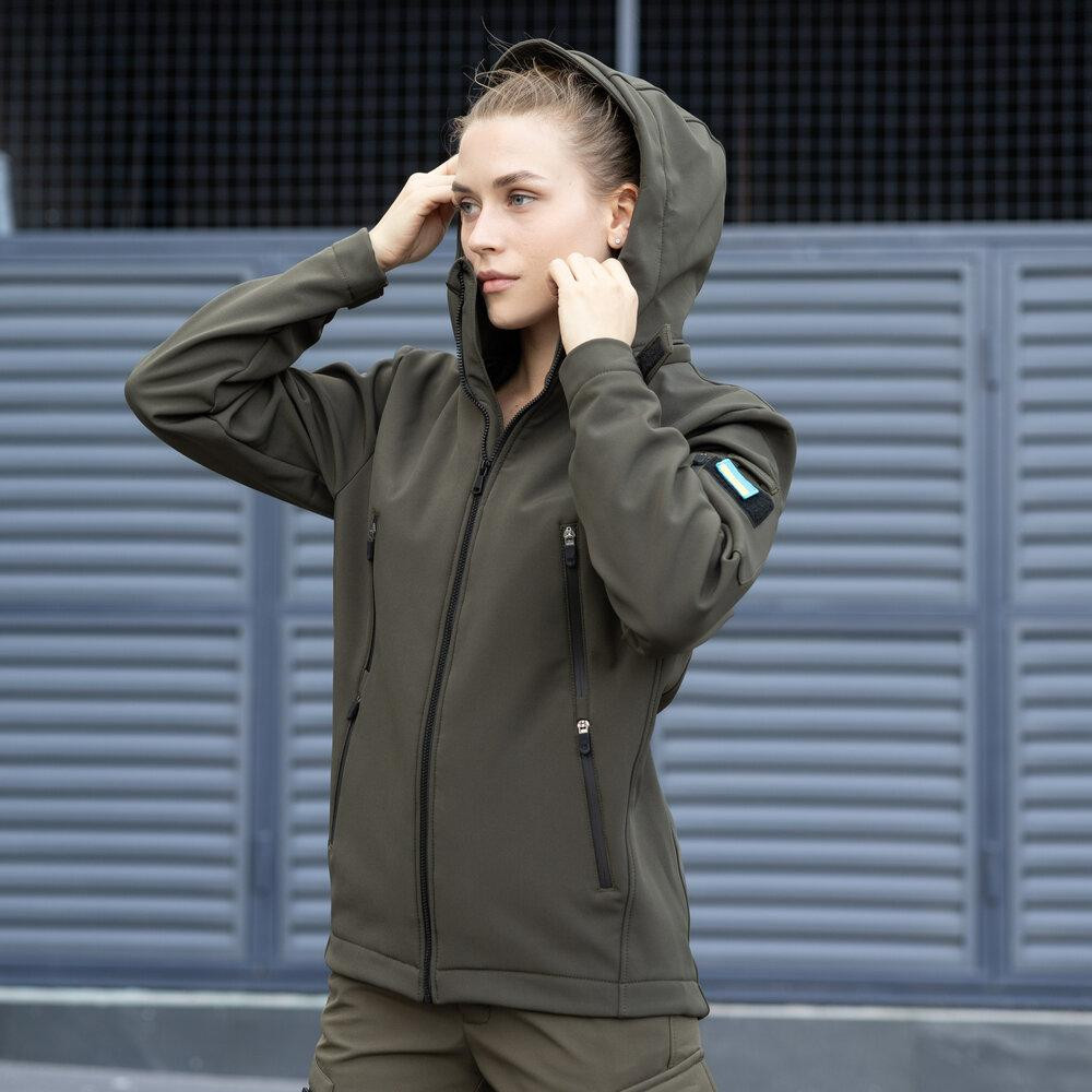 Тактична хакі куртка для жінок Pobedov Motive Київ - фото 7