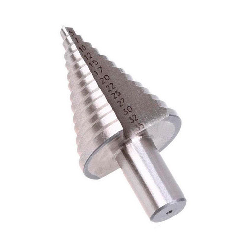 Ступенчатое HSS сверло по металлу 5-35 мм, титановое покрытие, универсальное для листового металла Киев - изображение 3