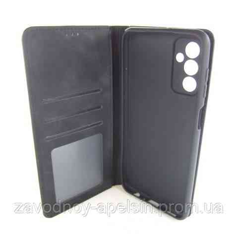 Чехол книга Samsung M13 M135 M136 Защита камеры (черный) Одеса