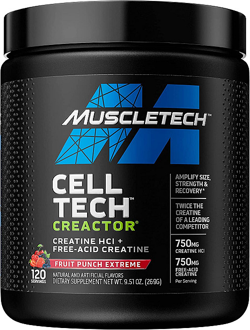 Креатин MuscleTech Cell-Tech Creactor 269 g (Fruit Punch Extreme) Луцк - изображение 1