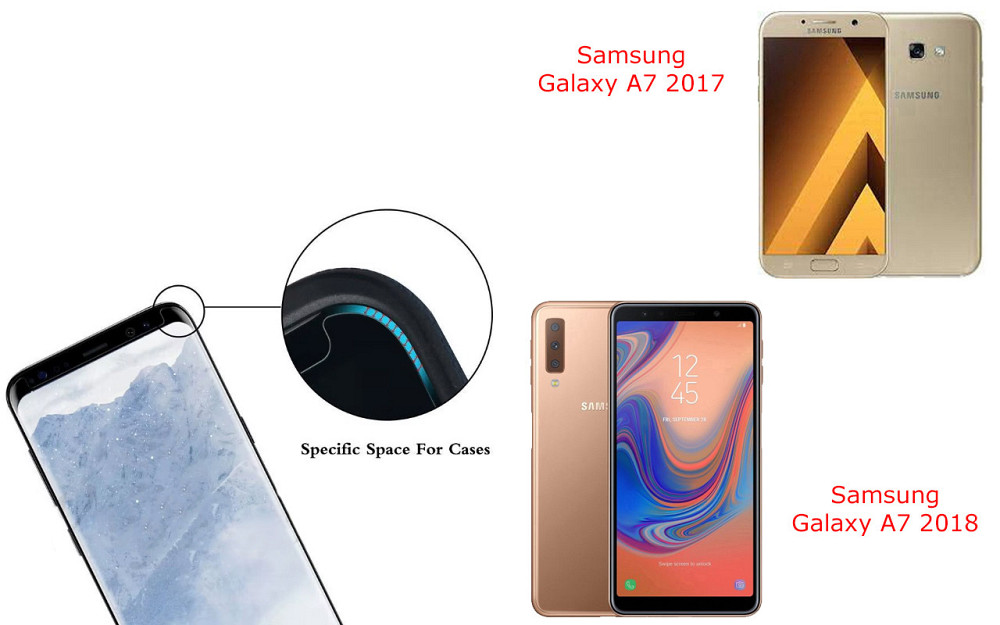 Захисне скло HyperGlass Pro для Samsung Galaxy A7 2017, Galaxy A7 2018 – максимальна чутливість та захист Київ - фото 3