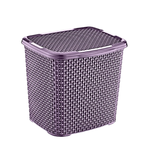 Кошик 6,2л з кришкою баклажан Maroon Honeycomb ELIF Житомир