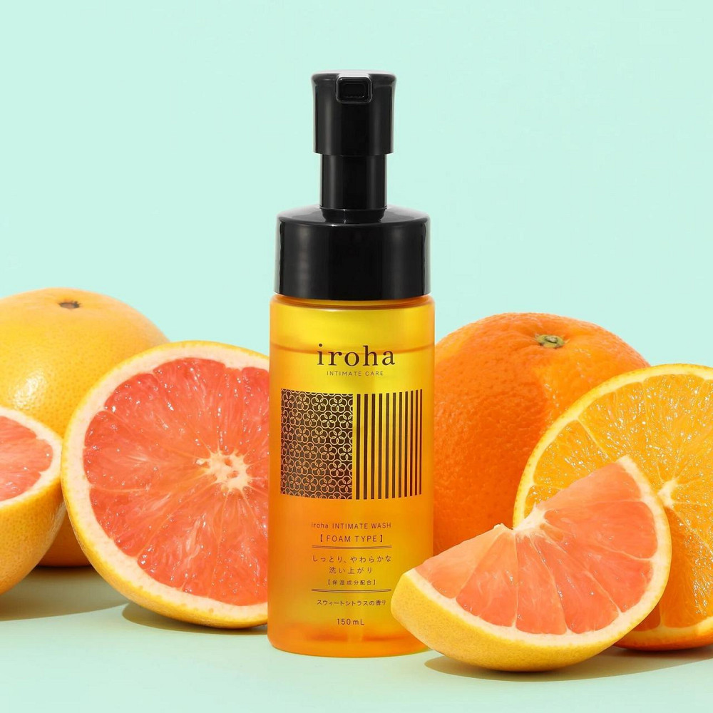 Пена для интимного ухода Iroha Intimate Wash Foam Type Sweet Citrus 150 мл Sex Aura Киев - изображение 3