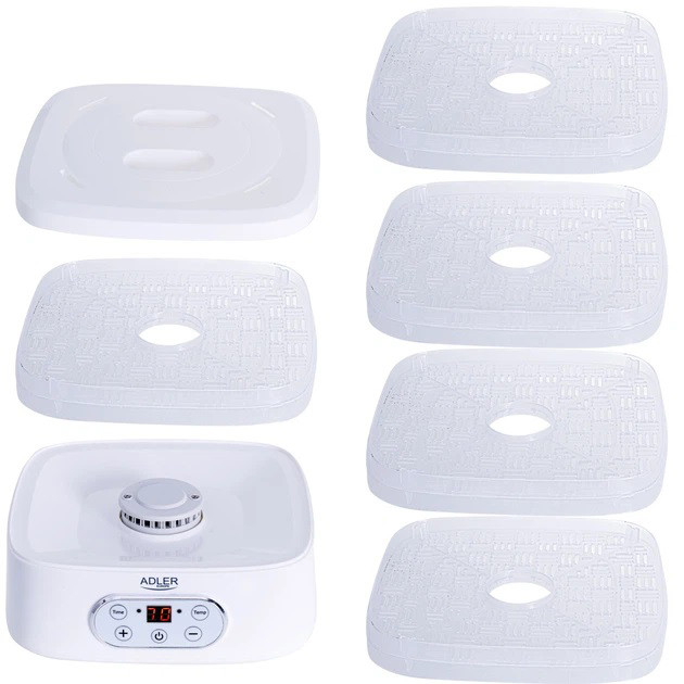 Сушарка електрична для овочів фруктів грибів та м'яса Adler AD 6658 дегідратор 550Вт QX-94 Івано-Франківськ - фото 4