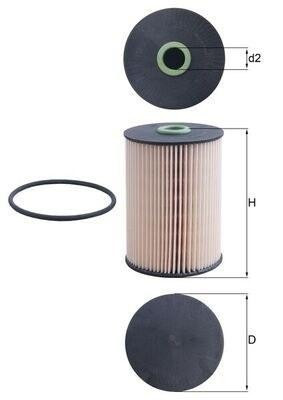 KNECHT (MAHLE) KX 228D — Топливный фильтр для AUDI, SEAT, SKODA, VW | Надежная очистка дизельного топлива и защита топливной систе Ковель - изображение 1
