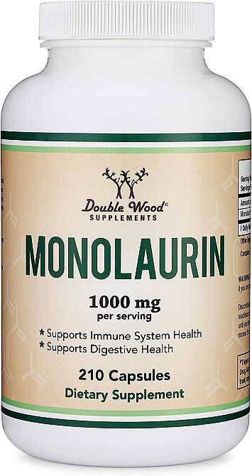 Монолаурин Double Wood Monolaurin 1000 mg 1000 mg 210 capsules Луцк - изображение 1