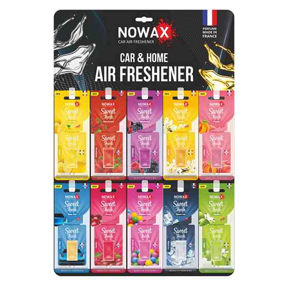 MIX №1 ароматизаторів TM Nowax "Sweet Fresh" NEW Львів