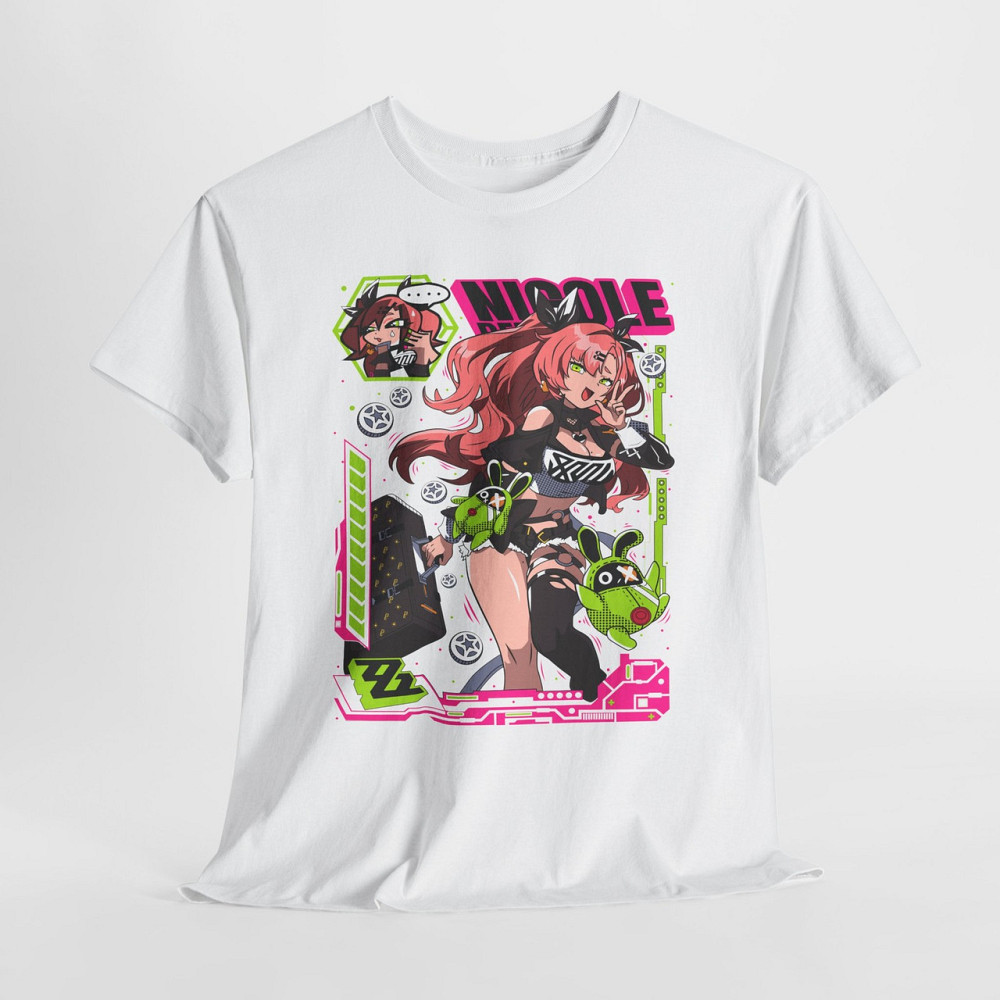 Футболка з аніме принтом Зенлесс Зоне Зеро Ніколе оверсайз (S/M/L) Чорний AnimeJ0683 Дніпро - фото 5