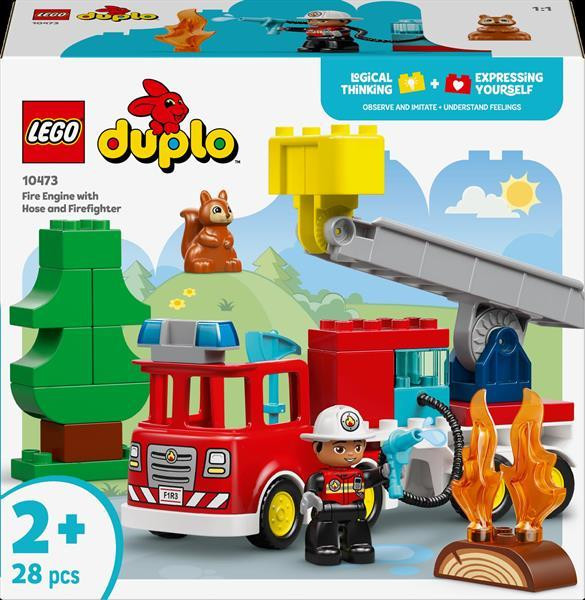 Конструктор LEGO DUPLO Town Пожежна машина зі шлангом і пожежником 28 Деталей ( 10473 ) Харків - фото 2