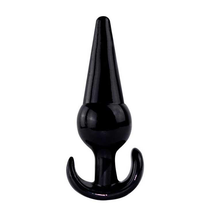 Набір м'яких анальних пробок - Чорний - 4 шт (XS/S/M/L) - Анальні іграшки Вінниця - фото 2