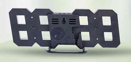 Світлодіодний цифровий годинник Black оclock (зелені цифри) Вінниця