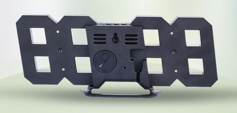 Світлодіодний цифровий годинник Black оclock (зелені цифри) Вінниця - фото 3