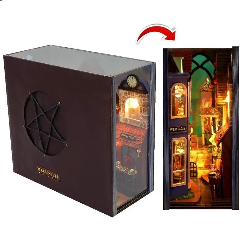 3D Румбокс DIY Bookend Бук Нук Magic Spell Street Магічна вулиця з куполомз TC-24 Київ - фото 4