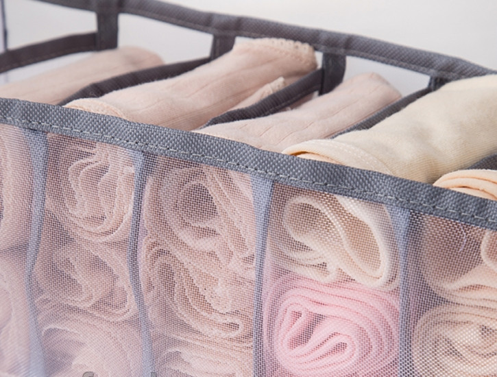 Органайзер для белья на 7 секций (серый) Винница - изображение 2