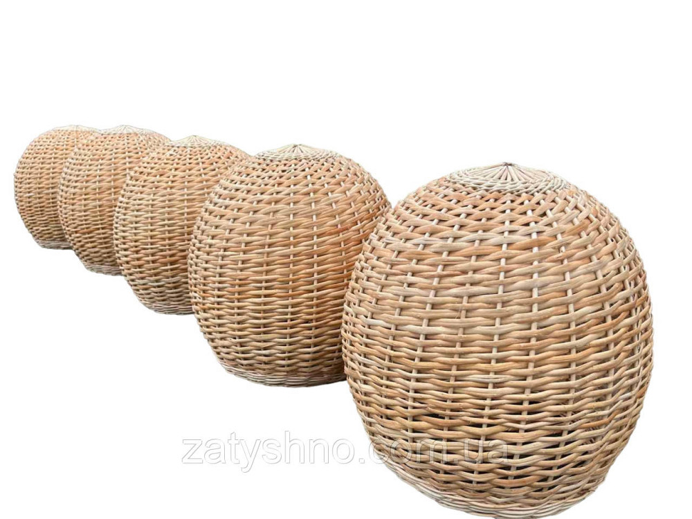 Набор абажур из лозы круглых 5 шт Киев - изображение 3