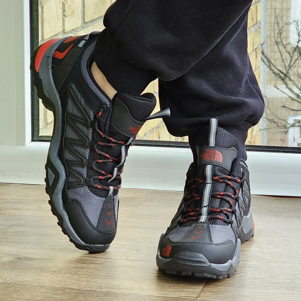 Чоловічі Кросівки Сірі The North Face Чорні Норт Фейс (розміри: 40,41,42,43,44) ВідеоОбзор Дніпро - фото 9