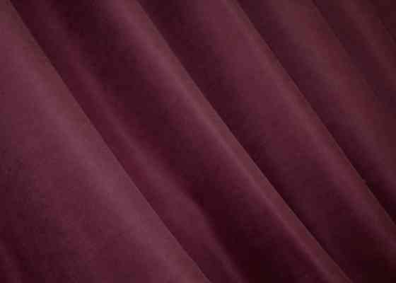 Комплект готових штор VR-Textil Нубук однотонний № 1518ш Бордовий 150х290 см 2 шт (33-0394) Київ
