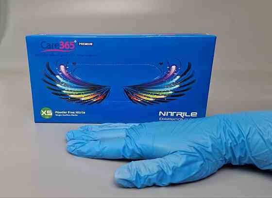 Рукавиці Нітрил Синій (100 шт.) SX "CARE 365" (1 пачка) Харків