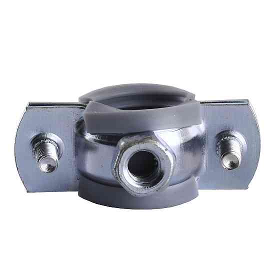 Хомут в зборi CR 3/8″ (16-19мм) з гвинтом-шурупом 8*80 та дюбелем в уп., сірий (000018410) Київ