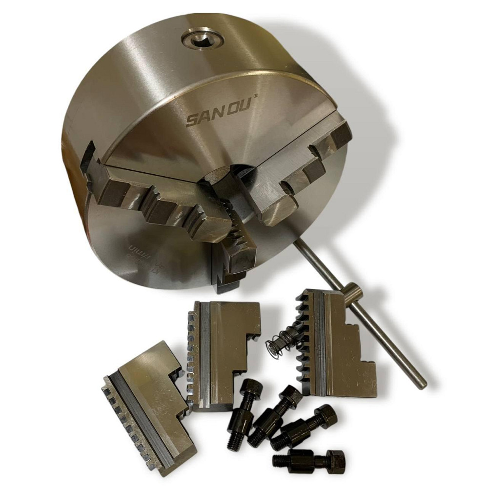 Патрон токарний San Ou 250 мм 3-х кулачковий під конус 7100-0035 Харків - фото 7