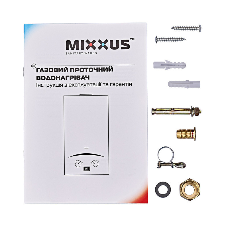 Газова колонка MIXXUS GWH-0510 BASIC GLASS димохідна 10 л/хв    ( WH0026 ) 28067 Харків - фото 3