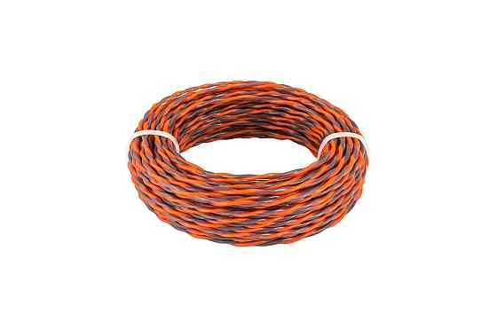 MASTERTOOL Жилка для тримера безшумна MASTERTOOL SPIRAL 2.70 мм 15 м двоколірна 19-1627 Киев