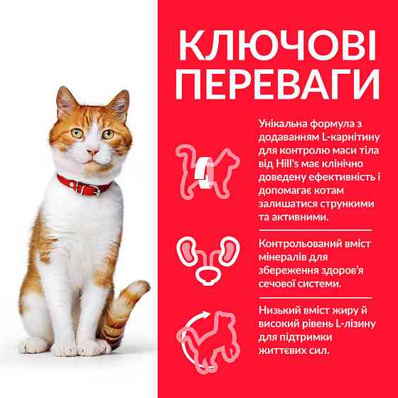 Hills Science Plan Feline Adult Sterilised (Хілс Стерилізед Качка) корм для котів стерилізованих 1-6 років Запоріжжя