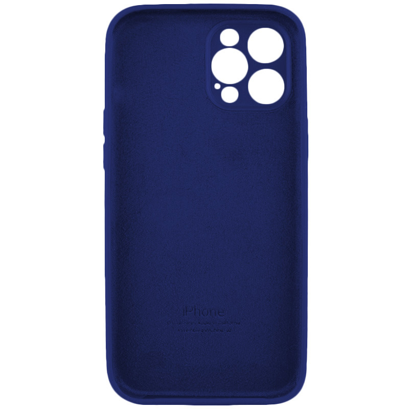 Чохол для смартфона Silicone Full Case AA Camera Protect for Apple iPhone 12 Pro 39,Navy Blue Київ - фото 7