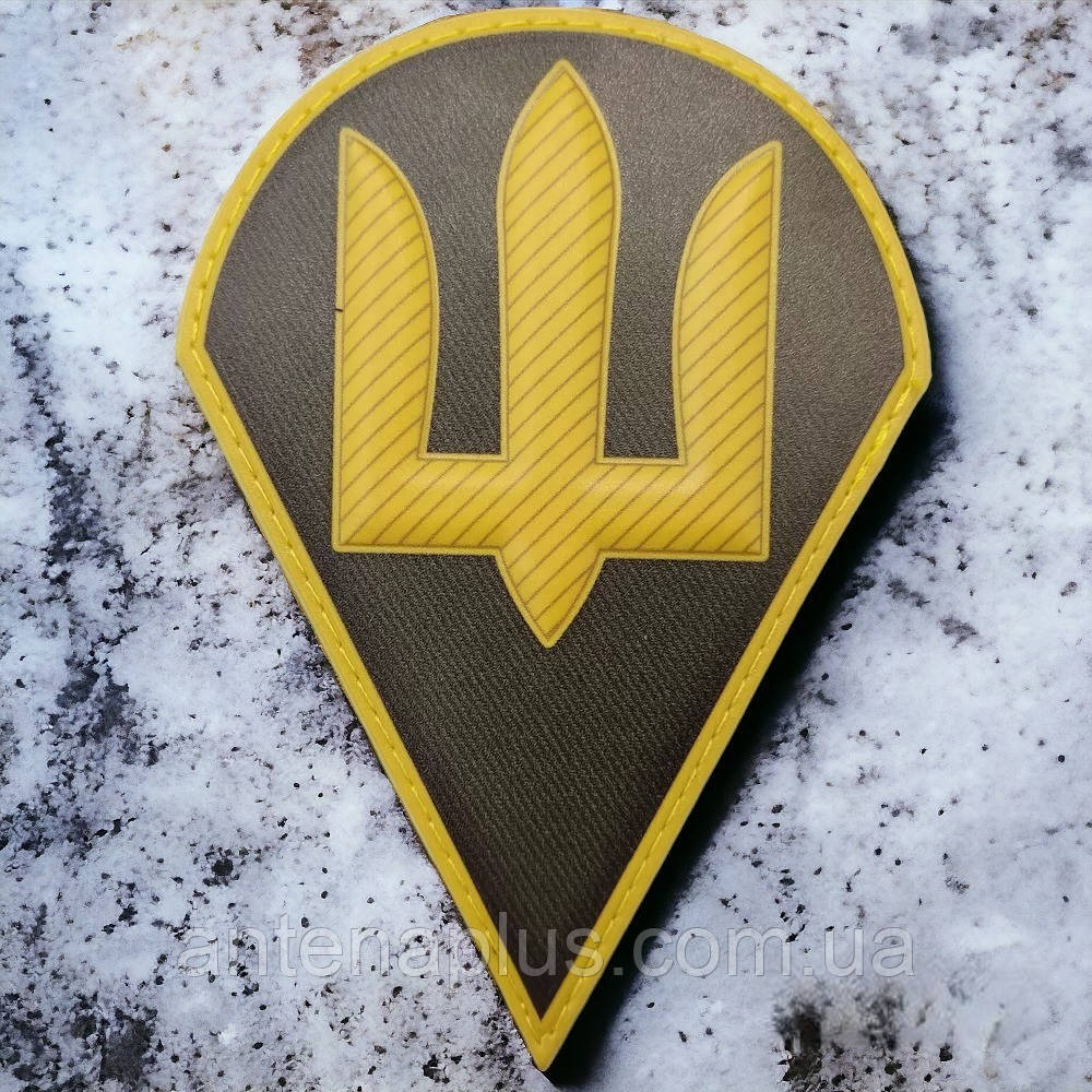 ДШВ Збройних сил України олива об'ємний шеврон / патч Київ - фото 1