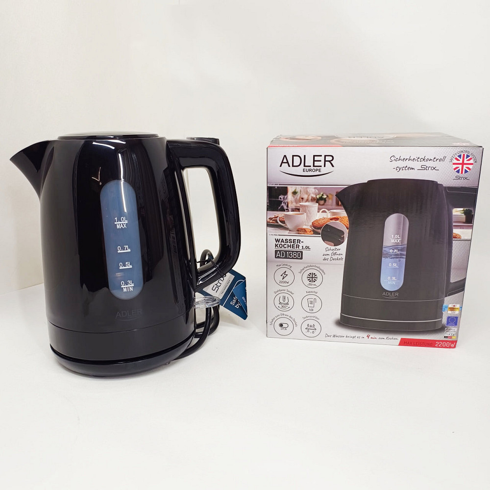 Ергономічний електричний чайник, Якісний електрочайник для кухні, Чайник електричний для дому UV-37 Львів - фото 6