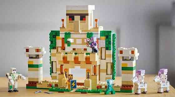 Лего Майнкрафт Крепость Железный Голем, 998 деталей. Харьков