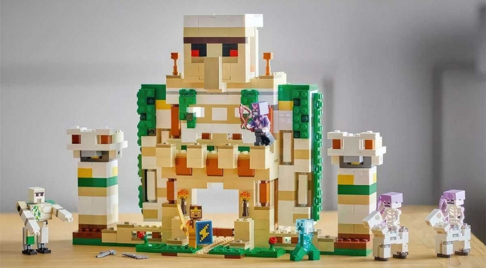 Лего Майнкрафт Крепость Железный Голем, 998 деталей. Харьков - изображение 5