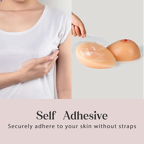 Реалістичні силіконові груди на самоклеючій основі IVITA розмір S / A / 34A / 36AA 14*10*5 см Луцьк - фото 2