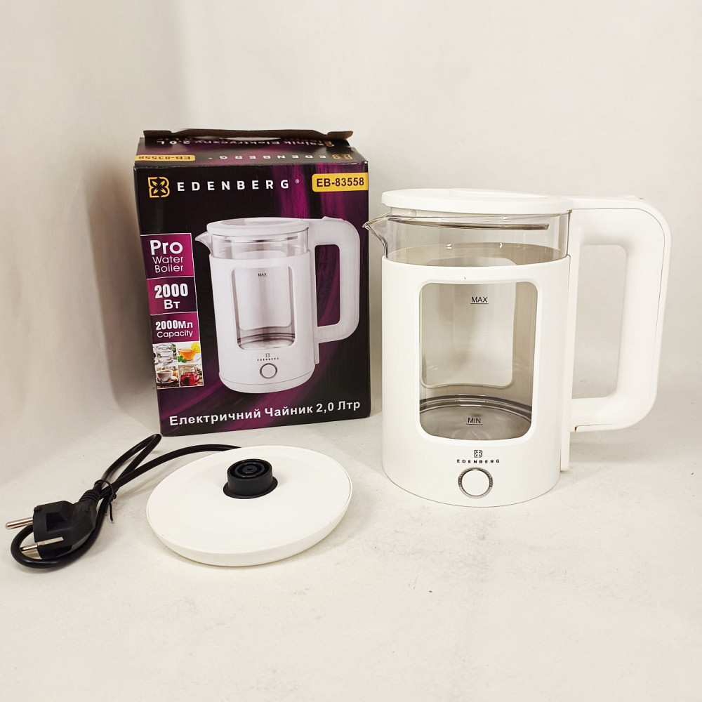 Электрический чайник с индикатором включения, Чайник для закипания воды, Электрочайник с защитой ZG-50 Львов - изображение 3