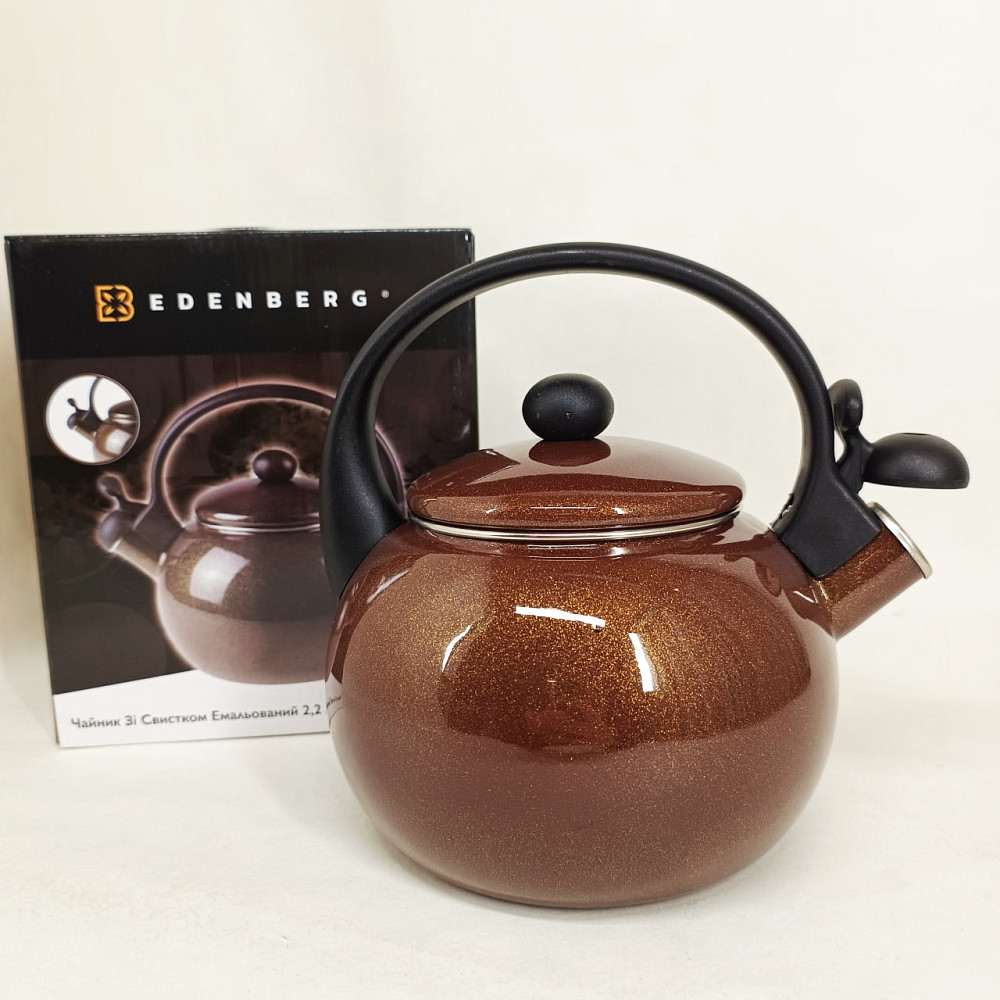 Чайник з нержавіючої сталі з пищалкою, Чайник зі свистком бакелітовою ручкою Якісний металевий VJ-52 Івано-Франківськ - фото 3