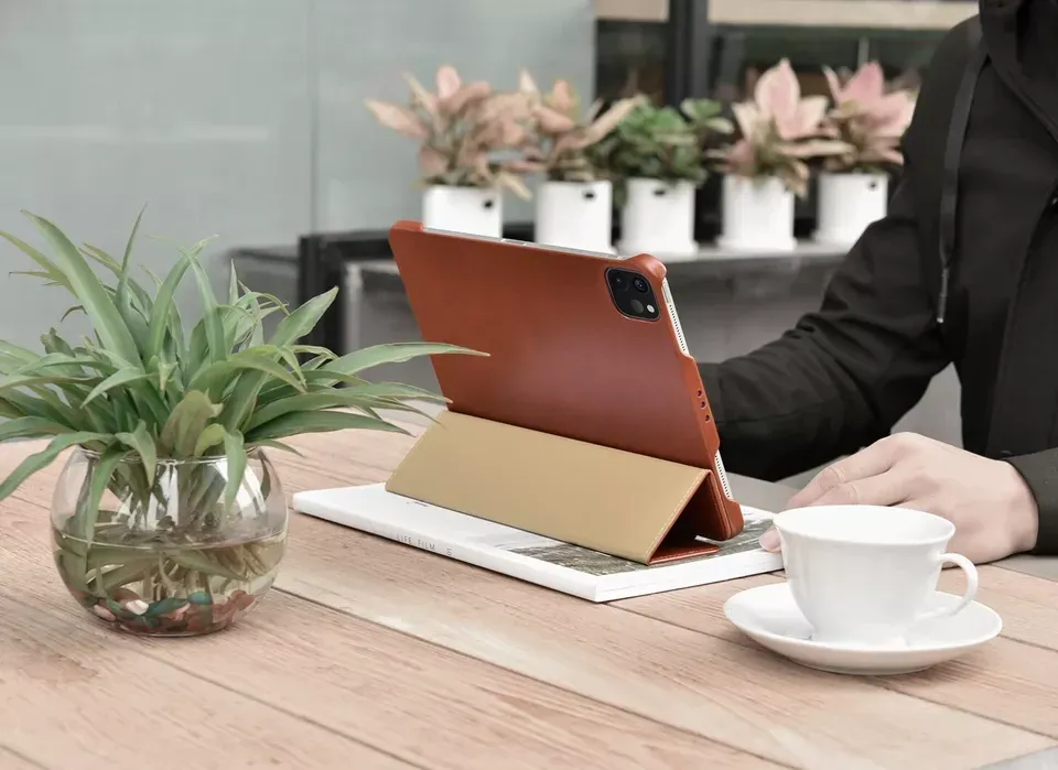 Фірмовий чохол захисний Icarer для iPad Air 13 Inch M2 / iPad Air 2024 ручної роботи з натуральної шкіри Дніпро - фото 6