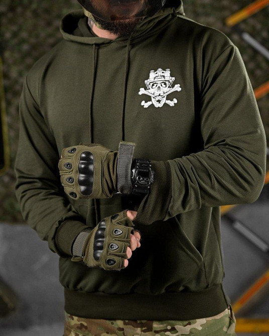 Тактическая худи MAKLIN Girl  трон олива  ДЛ7068 Одесса - изображение 5