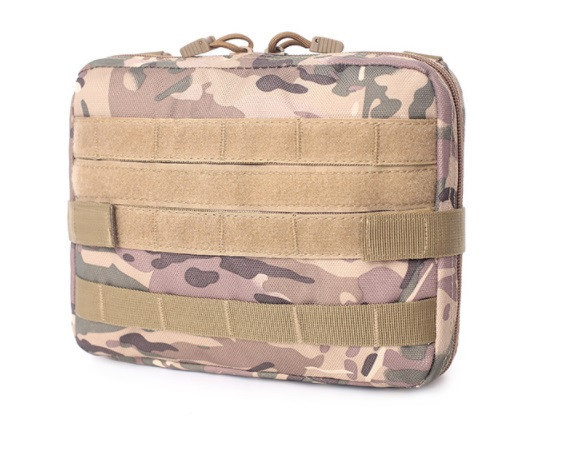 Подсумок общего назначения Molle горизонтальный текстиль (Коричневый камуфляж) Винница - изображение 1