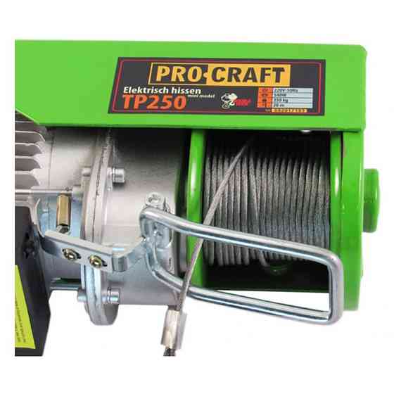 Підйомник електричний Procraft TP1000 1000 кг 20 м 1600 Вт гарантія 36 міс Львів