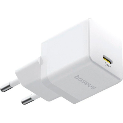 Зарядний пристрій Baseus Palm Fast Charger 1C 20W + Cable 1.0m Type-C 60W white (P10111602213-01) Вінниця - фото 4