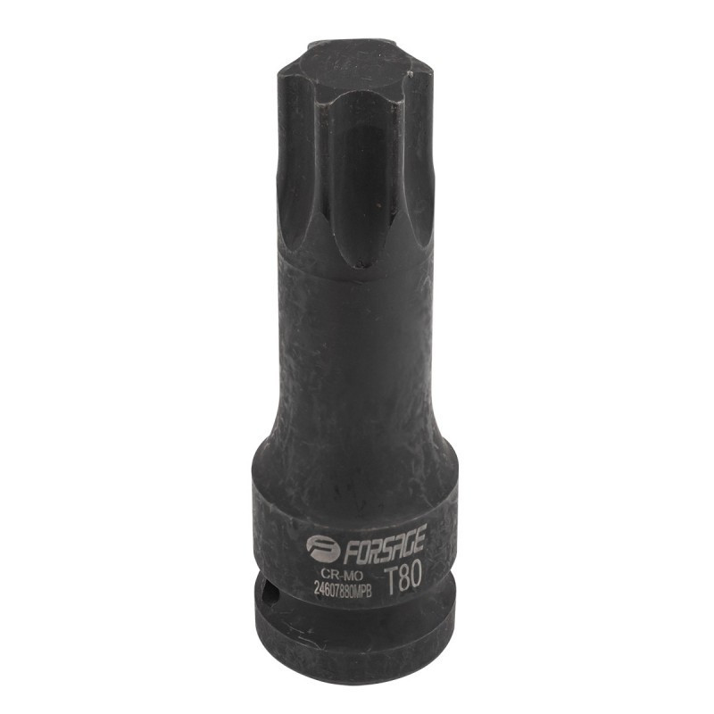 Головка-біта TORX ударна 1/2", T80 Forsage F-24607880MPB Одеса - фото 1