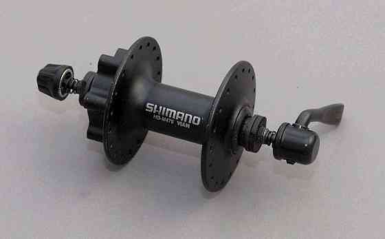 Втулка переднього колеса велосипеда (алюміній) (36 спиць, під диск, ексцентрик, HB-M475) KL Мукачево