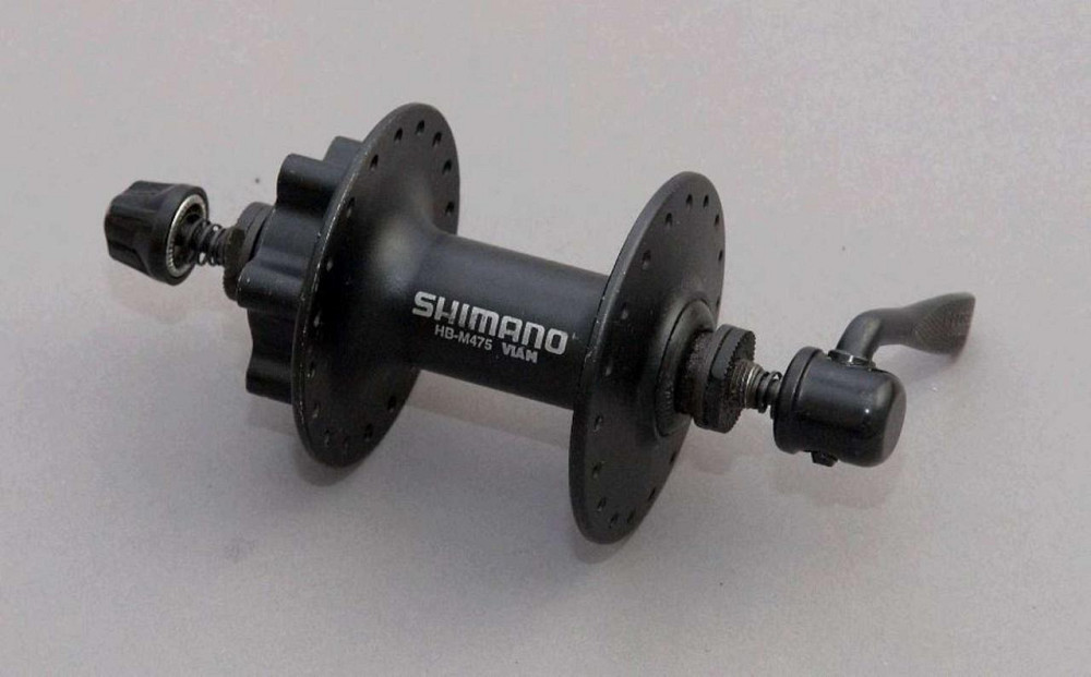 Втулка переднього колеса велосипеда (алюміній) (36 спиць, під диск, ексцентрик, HB-M475) KL Мукачево - фото 1