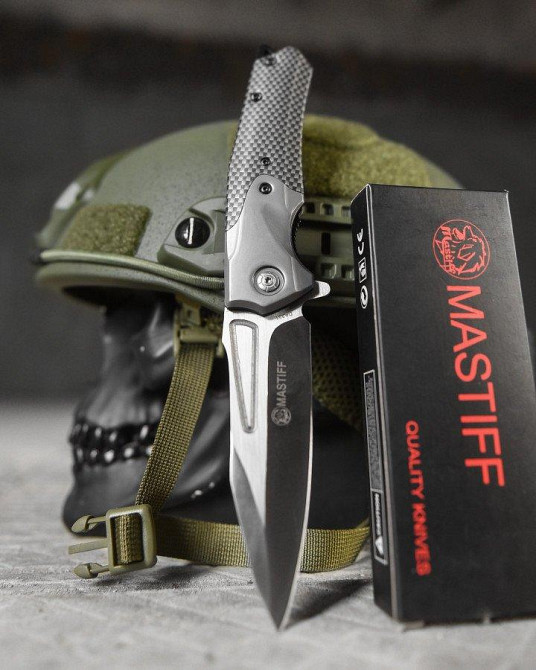 Ніж викидний Mastiff carbon ВТ4766 Одеса - фото 3