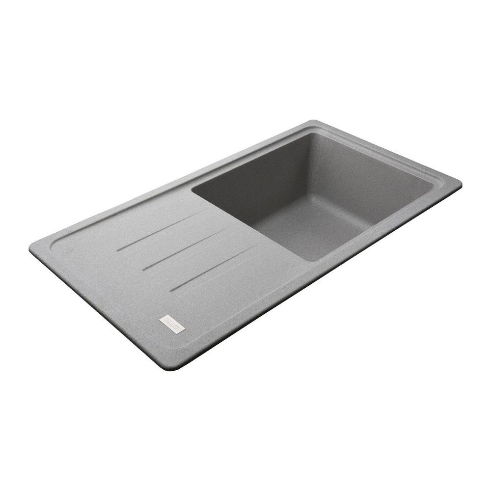 Гранитная мойка Globus Lux LUGANO серый камень 780x435мм-А0005 Киев - изображение 3