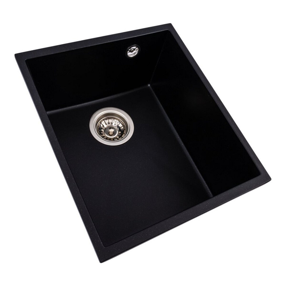 VALESO Гранітна мийка для кухні VALESO ROXY 3744 матова Чорний металік Киев - изображение 2
